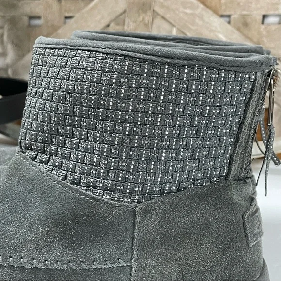 Bobs From Skechers Earthwise Groupie Gray Boots Size 8.5 - Picture 5 of 10